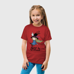 Детская футболка хлопок Алиса в стране чудес - фото 2