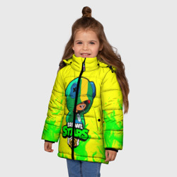 Зимняя куртка для девочек 3D Brawl Stars Leon - фото 2