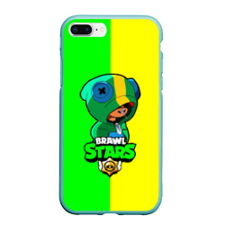 Чехол для iPhone 7Plus/8 Plus матовый Brawl Stars Leon