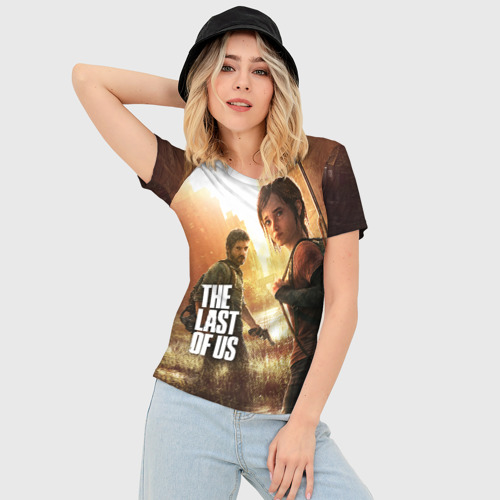 Женская футболка 3D Slim The Last of Us, цвет 3D печать - фото 3