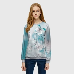 Женский свитшот 3D Бабочки - фото 2