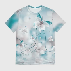 Мужская футболка 3D Бабочки