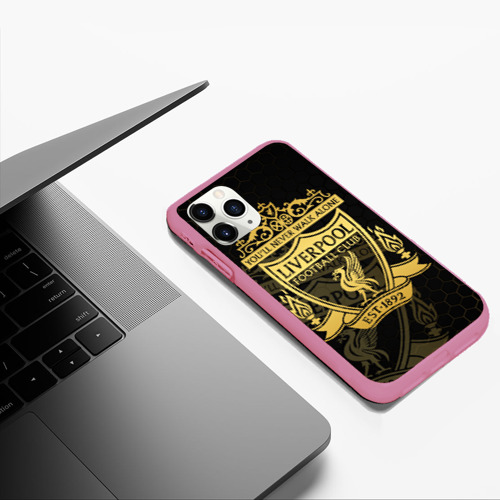 Чехол для iPhone 11 Pro Max матовый с принтом Ливерпуль, фото #5