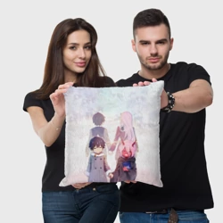 Подушка 3D Ноль два и Хиро - фото 2