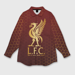 Мужская рубашка oversize 3D Liverpool