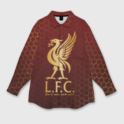 Женская рубашка oversize 3D Liverpool