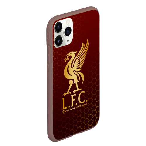 Чехол для iPhone 11 Pro Max матовый Liverpool, цвет коричневый - фото 3