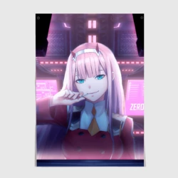 Постер Ноль два неон