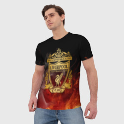 Мужская футболка 3D Liverpool Ливерпуль - фото 2