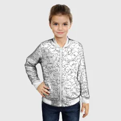 Детский бомбер 3D Белые мыши - фото 2