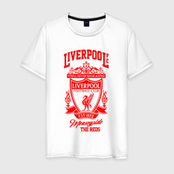 Liverpool на спине – Мужская футболка хлопок с принтом купить со скидкой в -20%