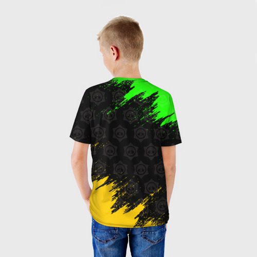 Детская футболка 3D BRAWL STARS LEON, цвет 3D печать - фото 4