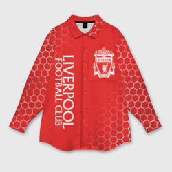 Женская рубашка oversize 3D Liverpool