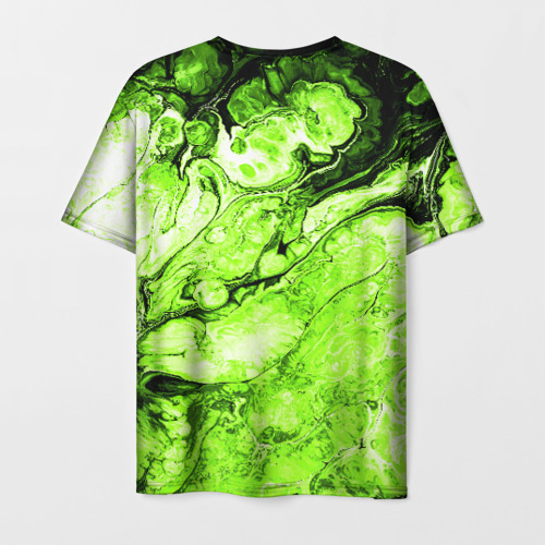 Мужская футболка 3D Токсичные краски, цвет 3D печать - фото 2