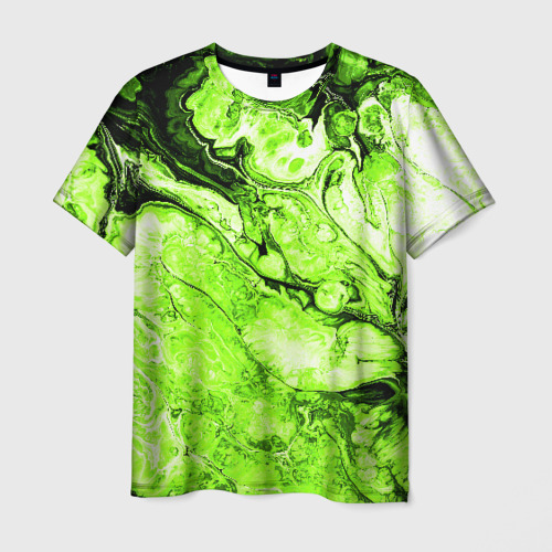 Мужская футболка 3D Токсичные краски