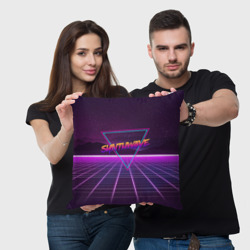 Подушка 3D Synthwave Retrowave - фото 2