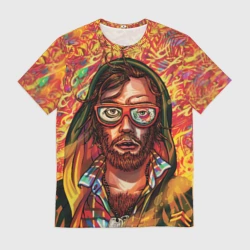 Мужская футболка 3D Hotline Miami 2: Wrong Number