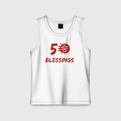 Детская майка хлопок 50 Blessings