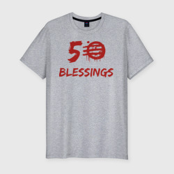 Мужская футболка хлопок Slim 50 Blessings