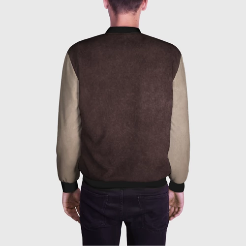 Мужской бомбер 3D с принтом Горячая линия Майами для косплея, вид сзади #2