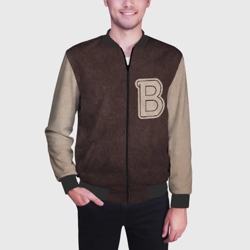 Мужской бомбер 3D с принтом Горячая линия Майами для косплея, фото на моделе #1