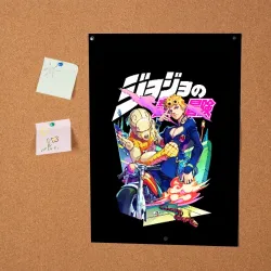 Постер Кира ДжоДжо на черном - фото 2