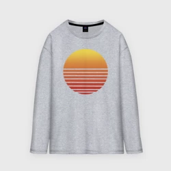 Женский лонгслив oversize хлопок Hotline Maiami