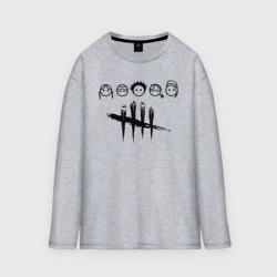 Женский лонгслив oversize хлопок Dead by Daylight