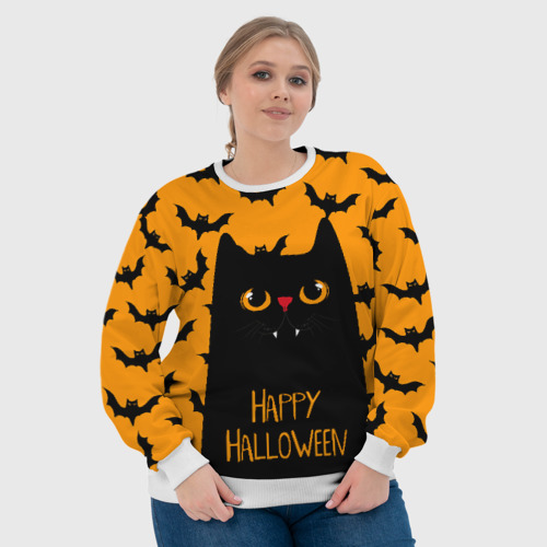 Женский свитшот 3D Happy halloween - фото 6