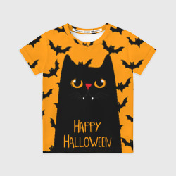 Детская футболка 3D Happy halloween