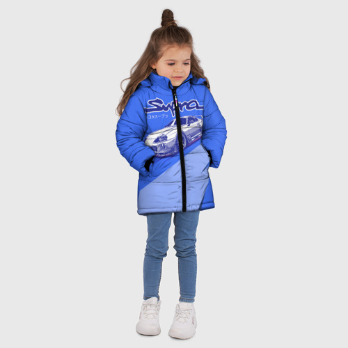 Зимняя куртка для девочек 3D Supra, цвет черный - фото 5
