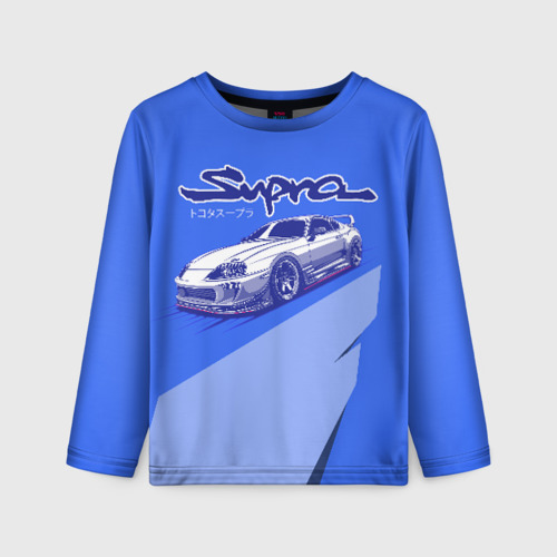 Детский лонгслив 3D Supra, цвет 3D печать