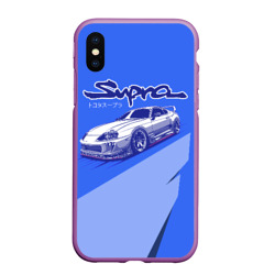 Чехол для iPhone XS Max матовый Supra