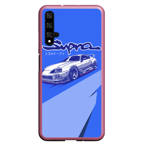 Чехол для Honor 20 Supra, цвет малиновый