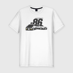 Мужская футболка хлопок Slim AE86