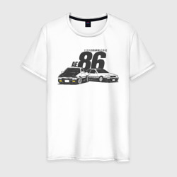 AE86 – Мужская футболка хлопок с принтом купить со скидкой в -20%