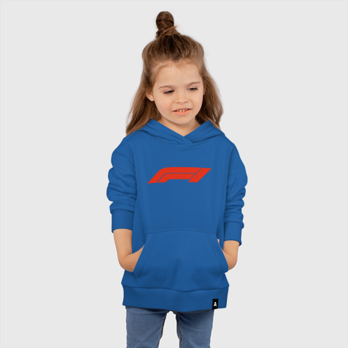 Детская толстовка хлопок Formula 1, цвет синий - фото 4