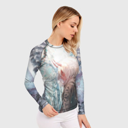 Женский рашгард 3D Ноль два лес - фото 2