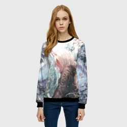 Женский свитшот 3D Ноль два лес - фото 2