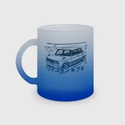 Кружка матовая стеклянная Bosozoku Taz