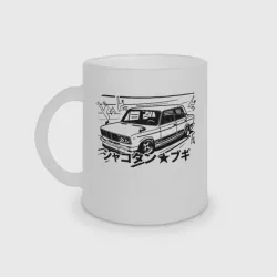 Кружка матовая стеклянная Bosozoku Taz