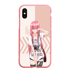 Чехол для iPhone XS Max матовый Darling in the Franxx Zero Two