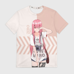 Мужская футболка 3D Darling in the Franxx Zero Two