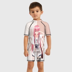 Детский купальный костюм 3D Darling in the Franxx Zero Two - фото 2