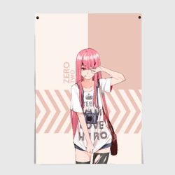 Постер Darling in the Franxx Zero Two