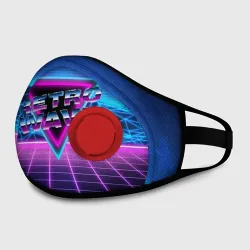 Маска из неопрена Synthwave Retrowave