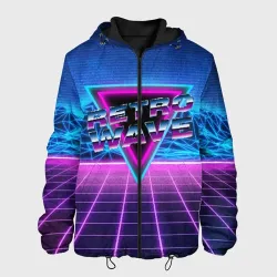 Мужская куртка 3D Synthwave Retrowave