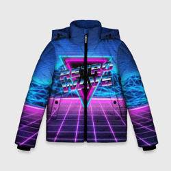 Зимняя куртка для мальчиков 3D Synthwave Retrowave