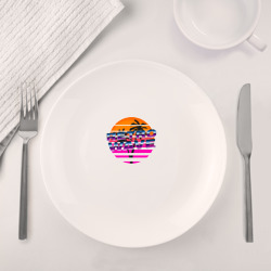 Набор: тарелка + кружка Retrowave - фото 2
