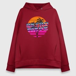 Женское худи Oversize хлопок Retrowave